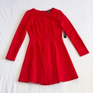 Red long sleeve lulus dress!